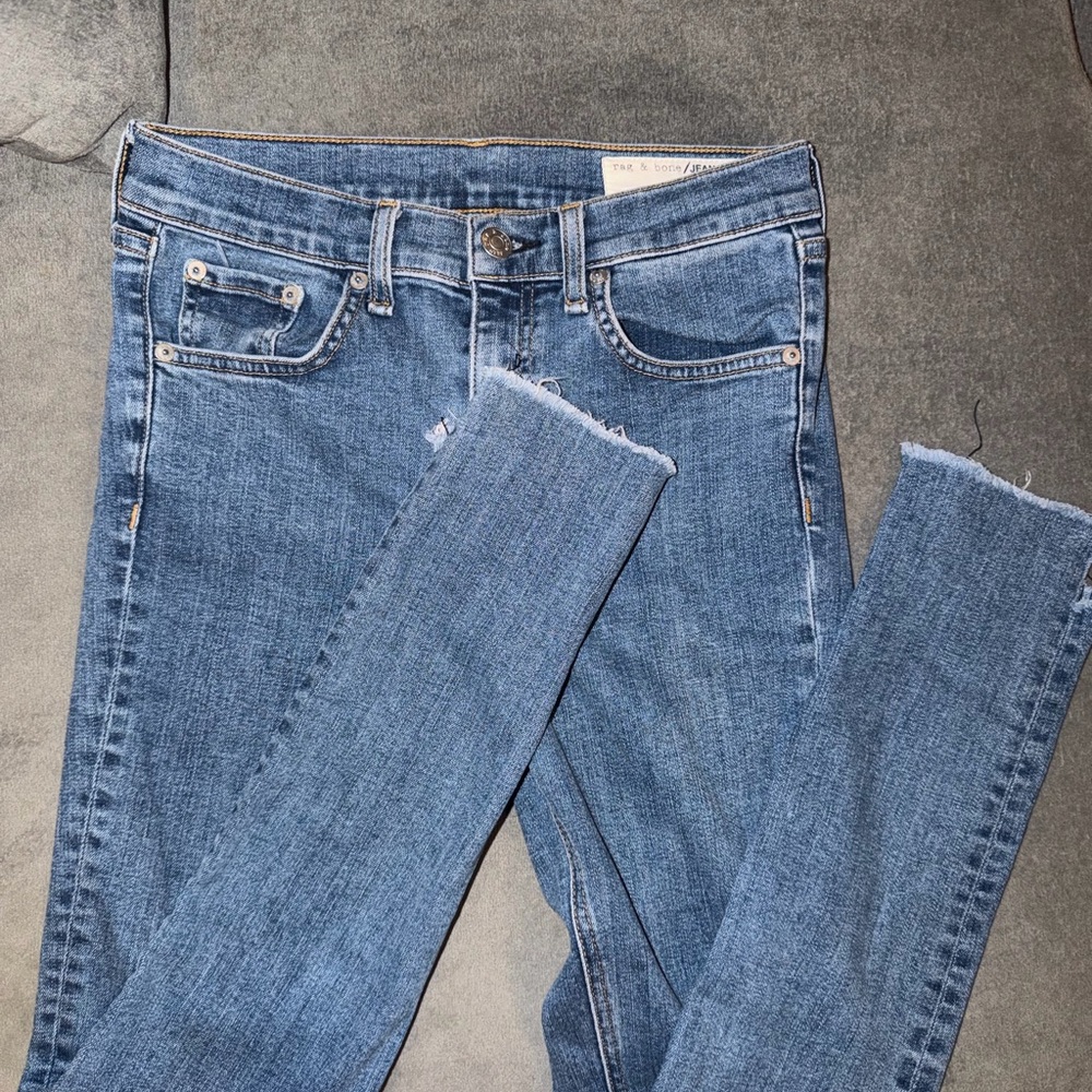 rag & bone Classic Blue Skinny Jeans